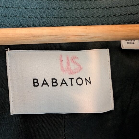 Stunning Aritzia Babaton Faux Fur Winter Coat – Small – Deep Green – Rare Color - Picture 10 of 12